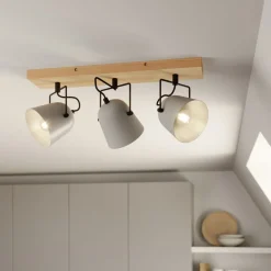 Lindby Loftlamper|Loftlamper > Adalin loftlampe, 3 lyskilder, grå