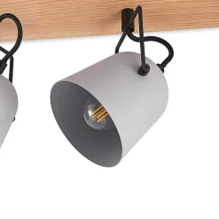 Lindby Spotlights > Adalin loftlampe, 4 lyskilder, grå