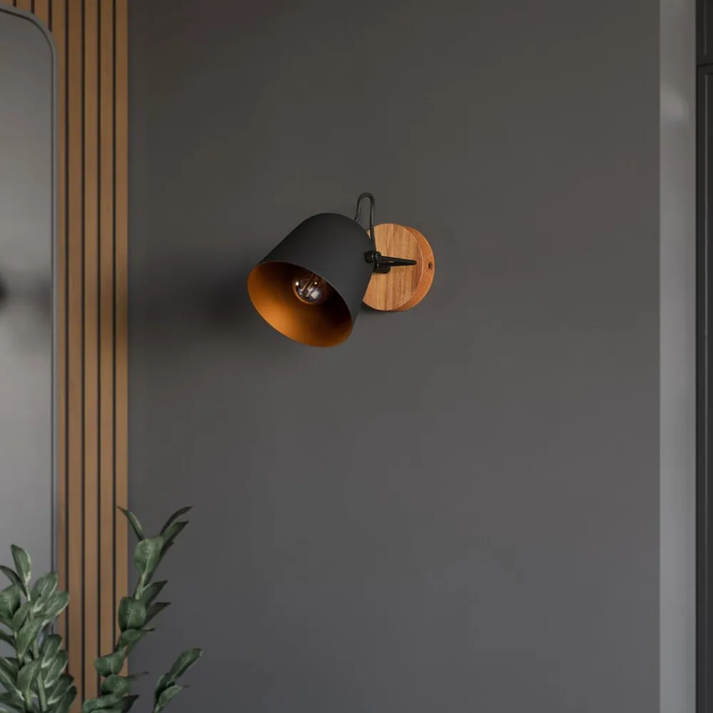 Lindby Loftlamper|Loftlamper > Adalin væglampe, sort