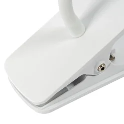 Lindby Arbejdsrum/Kontor|Bordlamper > Ailina LED-bordlampe, klemmefod, hvid