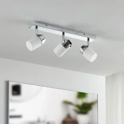 Loftlamper|Loftlamper ^ Lindby Alimari loftspot, krom, lang
