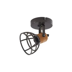 Lindby Spotlights > Arinthea loftspot, 1-lys, sort, stål, E14