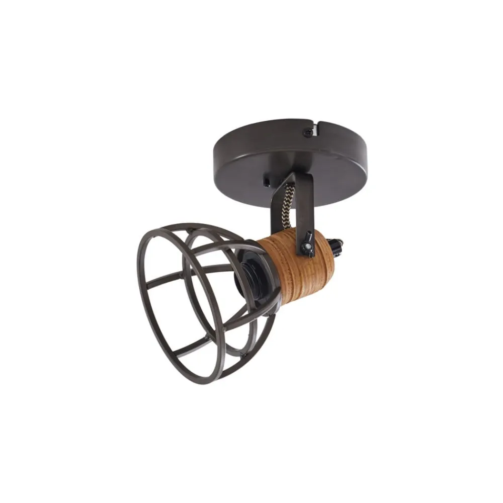 Lindby Spotlights > Arinthea loftspot, 1-lys, sort, stål, E14