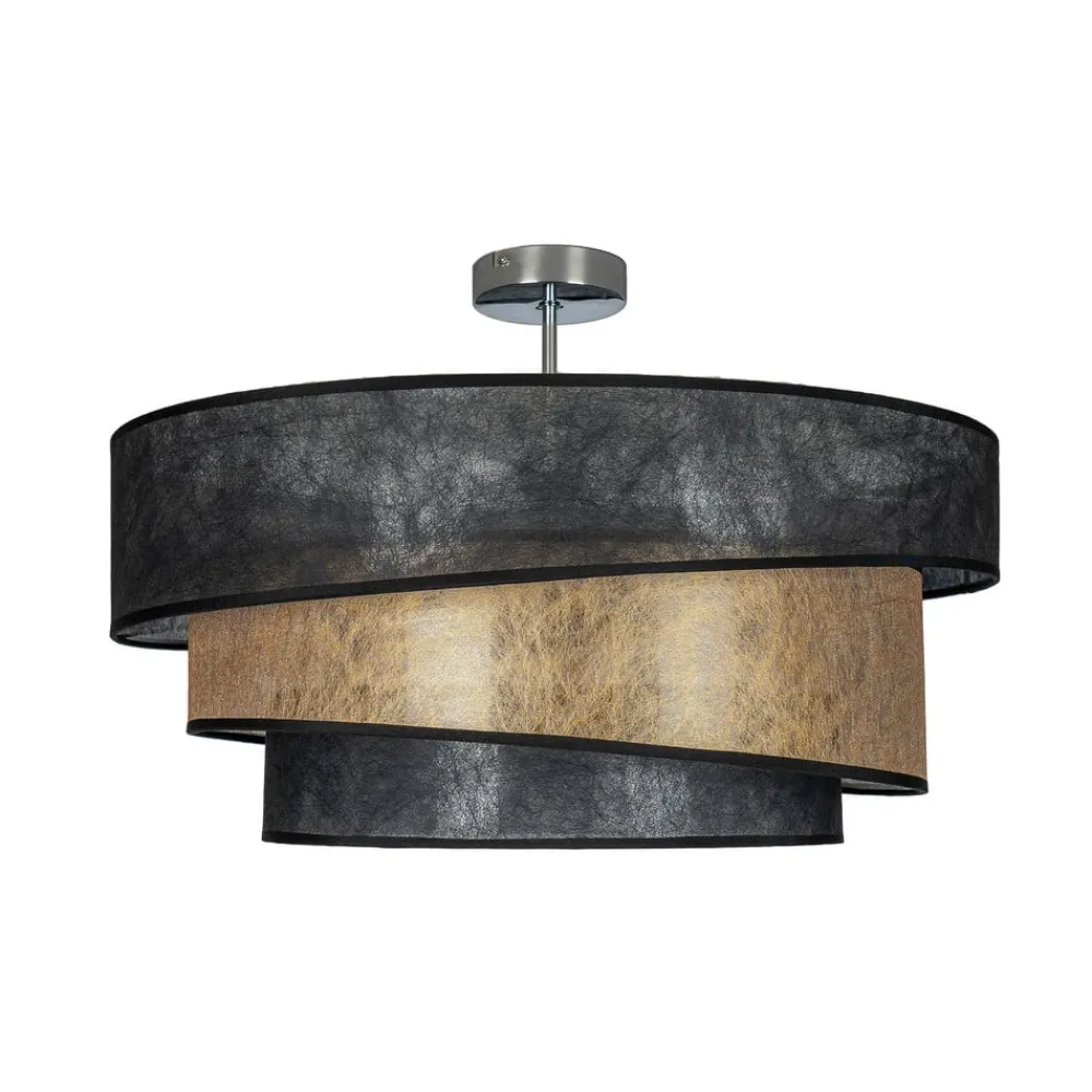 Lindby Loftlamper|Pendellamper > Ayvira loftlampe, sort, guld