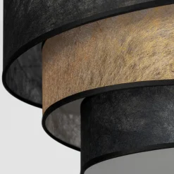 Lindby Loftlamper|Pendellamper > Ayvira loftlampe, sort, guld