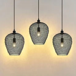 Lindby Pendellamper > Benja pendellampe, 3 lyskilder, sort