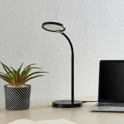 Lindby Arbejdsrum/Kontor|Bordlamper > Binera LED-bordlampe med 3-trins dæmper