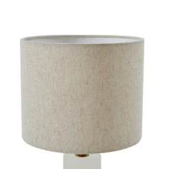 Pendellamper|Bordlamper ^ Lindby bordlampe Alabaster, hvid/beige, Ø 25 cm, marmor, E27