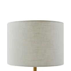 Lindby Pendellamper|Bordlamper > bordlampe alabast, hvid/guld, Ø 30 cm, marmor, E27