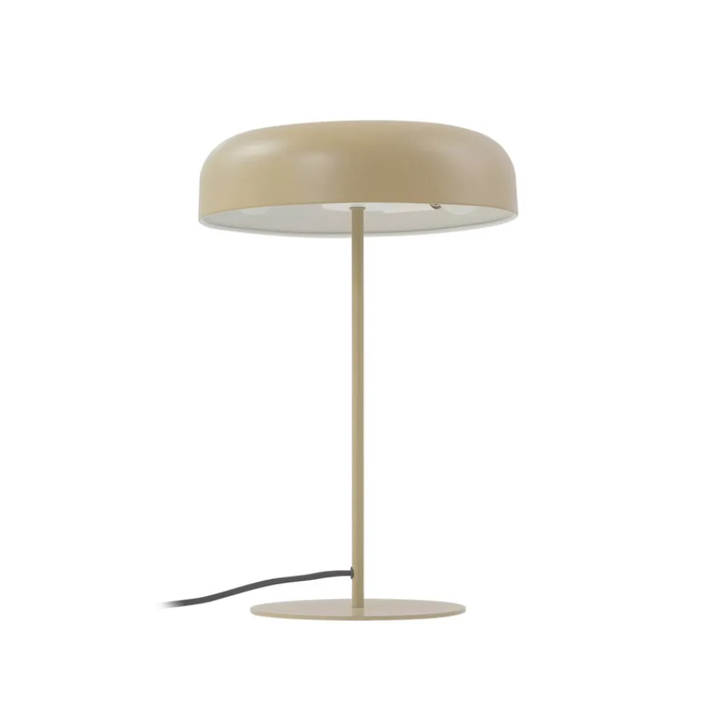 Bordlamper ^ Lindby bordlampe Edion, beige, metal, 45 cm