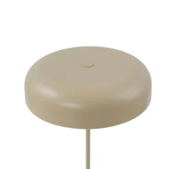 Bordlamper ^ Lindby bordlampe Edion, beige, metal, 45 cm