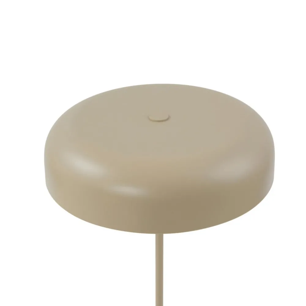 Bordlamper ^ Lindby bordlampe Edion, beige, metal, 45 cm