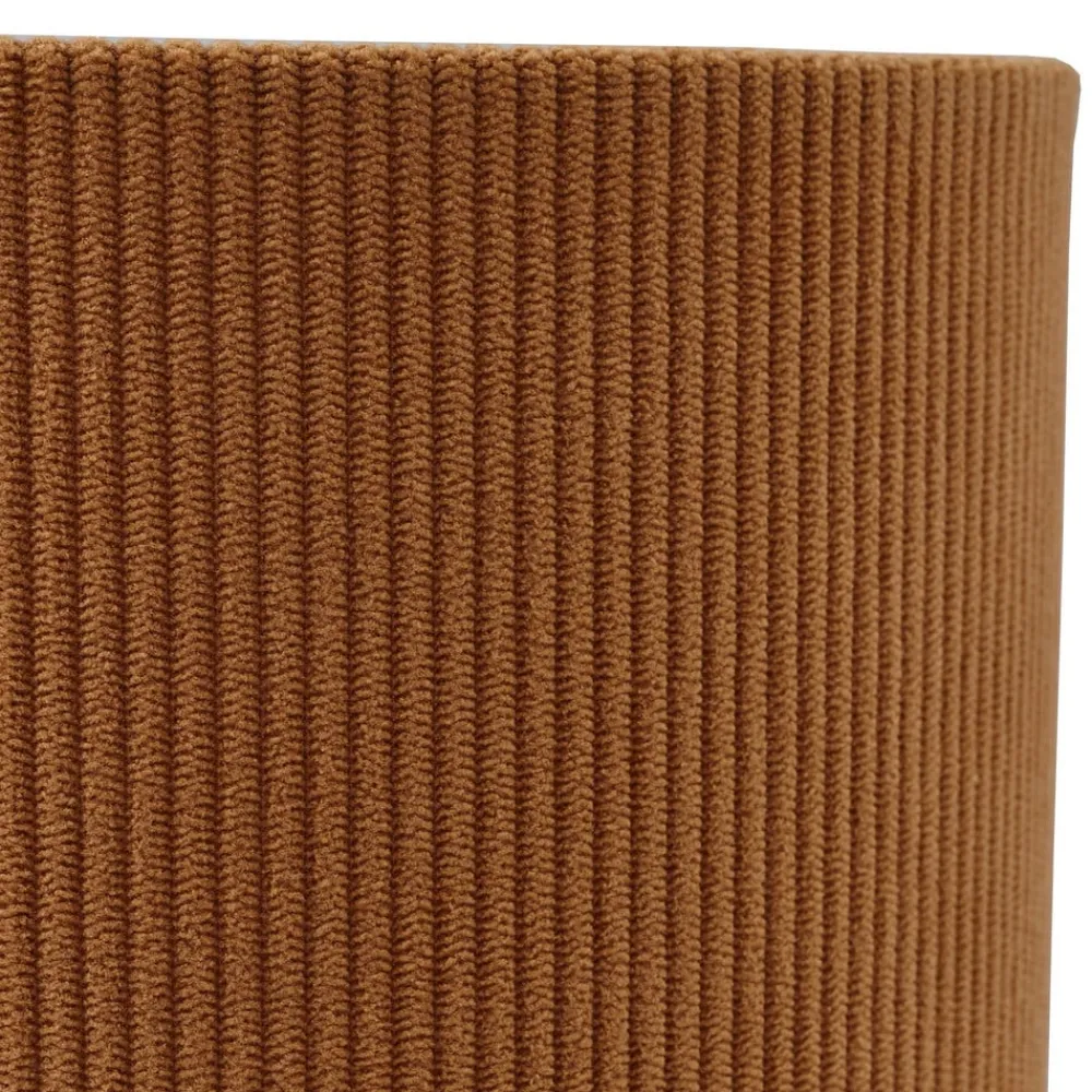 Lindby Pendellamper|Bordlamper > bordlampe Jone, lysebrun, tekstil, 30 cm høj, E27