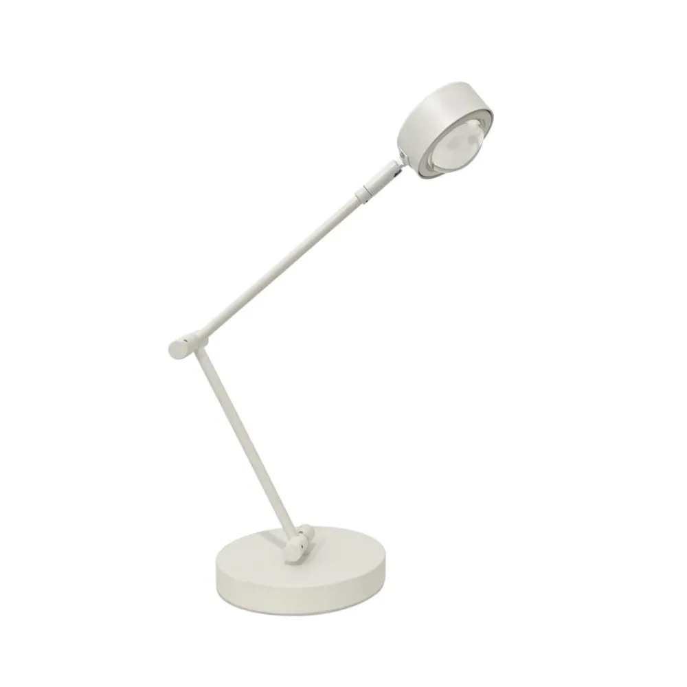 Lindby Arbejdsrum/Kontor > bordlampe Jyla, hvid, linse, 4200K, GX53, jern