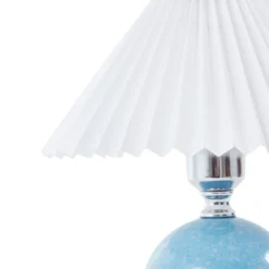 Bordlamper ^ Lindby bordlampe Kerimi, keramik, blå