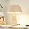 Lindby Pendellamper|Bordlamper > bordlampe Magritt, beige, metal, sten, 41 cm
