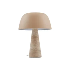 Lindby Pendellamper|Bordlamper > bordlampe Magritt, beige, metal, sten, 41 cm