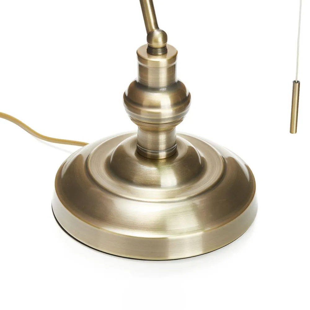 Arbejdsrum/Kontor|Pendellamper ^ Lindby bordlampe Milenka, bronze, højde 38 cm, metal