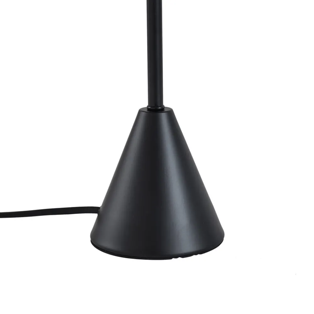 Lindby Bordlamper > bordlampe Norvik, højde 35 cm, sort/grå, metal