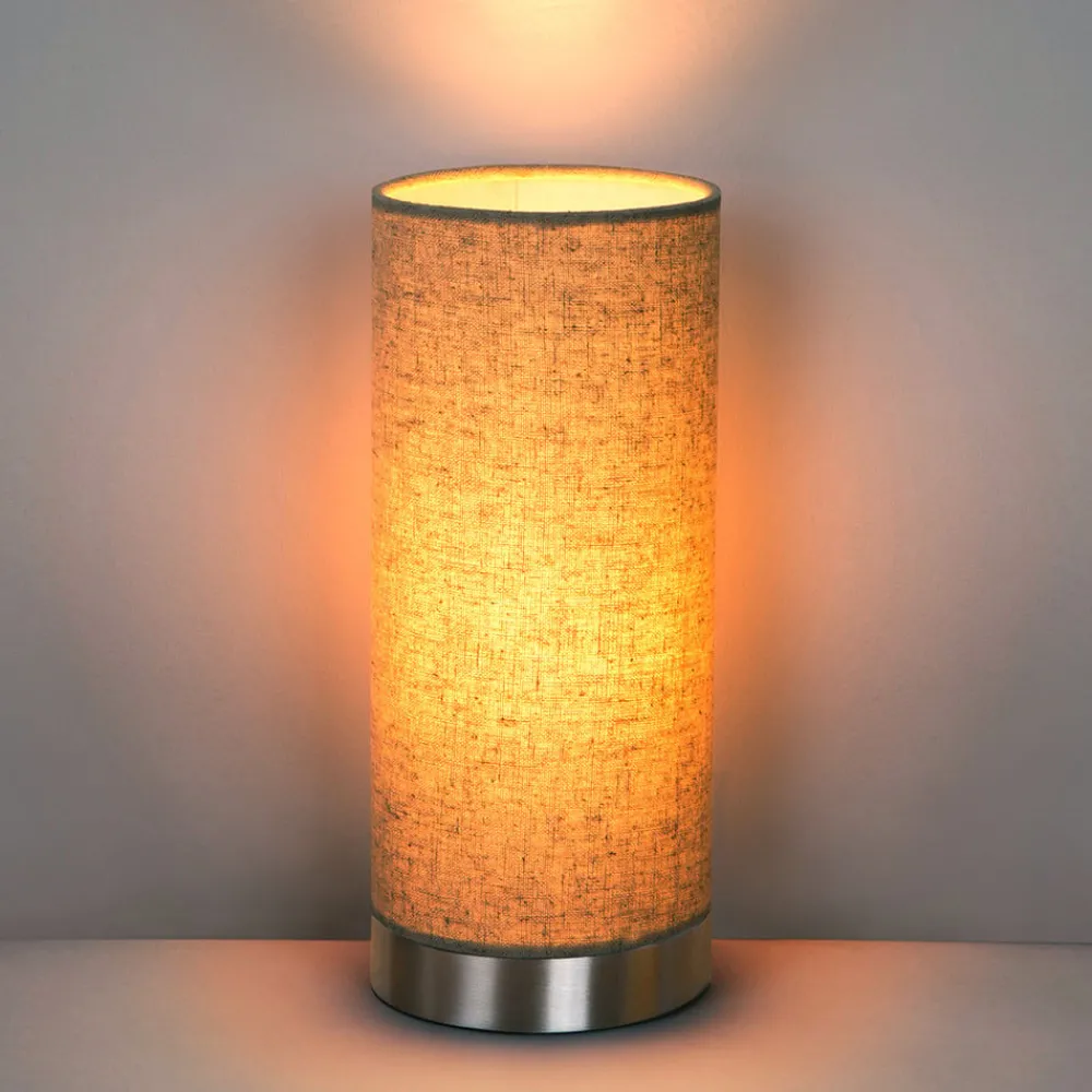 Lindby Gang|Pendellamper > bordlampe Ronja, højde 26 cm, cremefarvet, tekstil