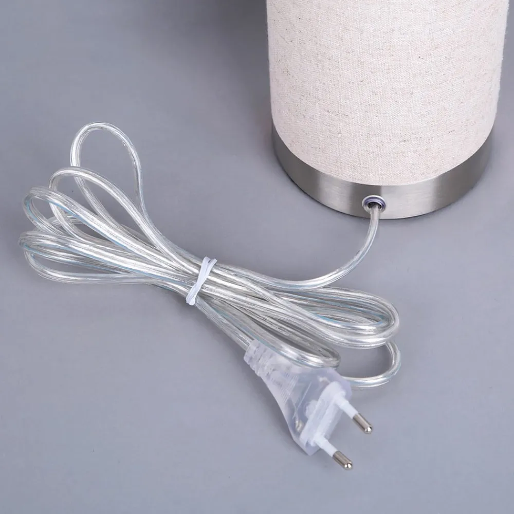 Lindby Gang|Pendellamper > bordlampe Ronja, højde 26 cm, cremefarvet, tekstil