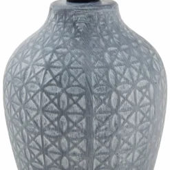 Lindby Bordlamper > bordlampe Thalassia, grå/sort, Ø 20cm, keramik