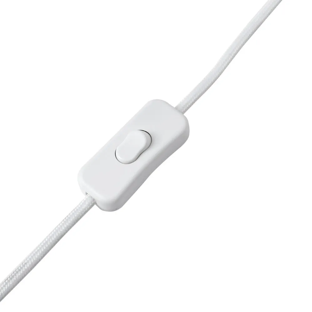 Lindby Pendellamper|Bordlamper > bordlampe Thalassia, hvid, Ø 30 cm, keramik