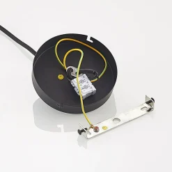 Lindby Gang|Pendellamper > Bridga pendellampe, Ø 35 cm, sort, bambus