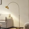 Pendellamper|Gulvlamper ^ Lindby buelampe Lennart, antik messing, metal 183 cm