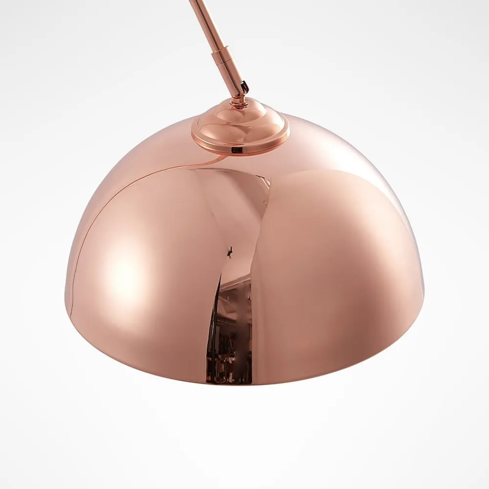 Lindby Pendellamper|Gulvlamper > buelampe Lennart, kobber, højdejusterbar, E27