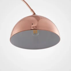 Lindby Pendellamper|Gulvlamper > buelampe Lennart, kobber, højdejusterbar, E27