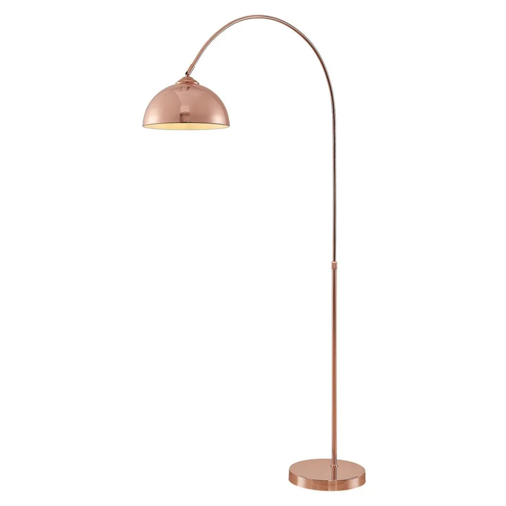 Lindby Pendellamper|Gulvlamper > buelampe Lennart, kobber, højdejusterbar, E27