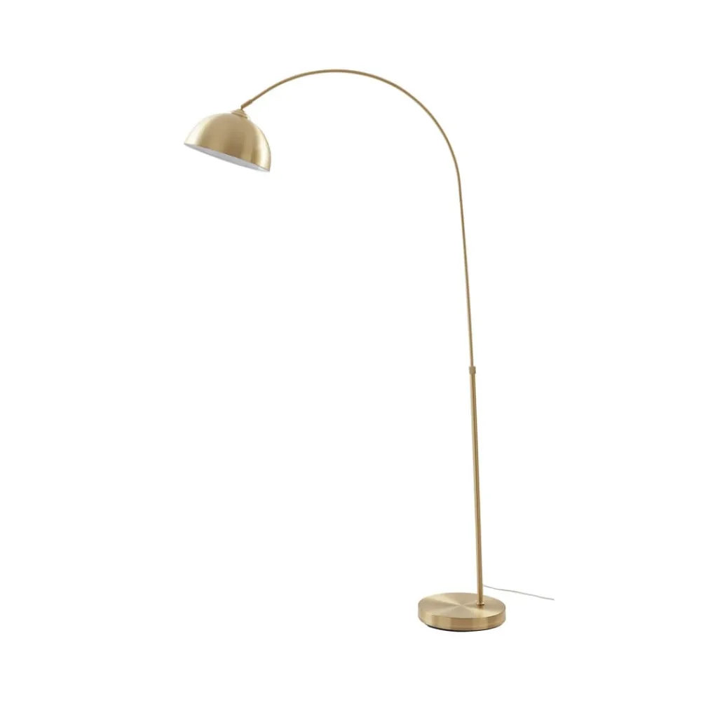 Pendellamper|Gulvlamper ^ Lindby buelampe Lennart, messing, højdejusterbar, E27