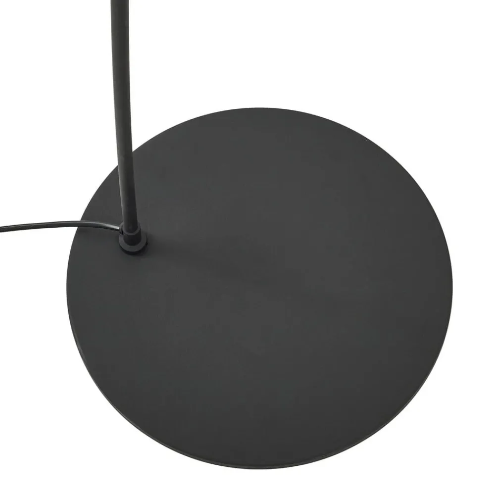 Gulvlamper|Gulvlamper ^ Lindby buelampe Triangolo, sort, højde 195 cm, metal E27