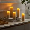 Lindby Dekorationsbelysning|Julepynt > Candora LED-kerte, 5 stk, fjernbetjening