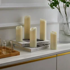 Lindby Dekorationsbelysning|Julepynt > Candora LED-kerte, 5 stk, fjernbetjening