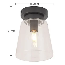 Loftlamper|Loftlamper ^ Lindby Carmalin loftslampe i glas