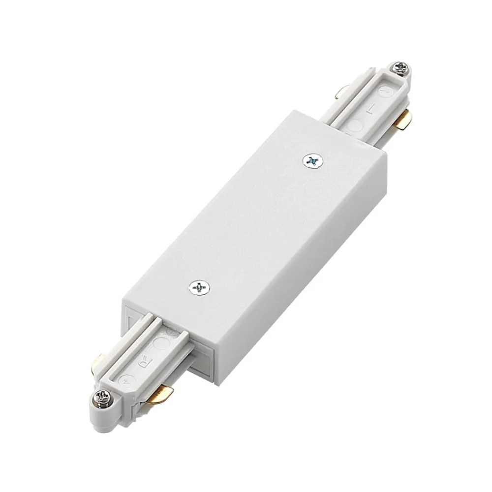 Skinnesystem ^ Lindby center feeder Linaro, hvid, 1-faset system