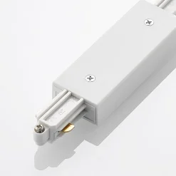 Skinnesystem ^ Lindby center feeder Linaro, hvid, 1-faset system