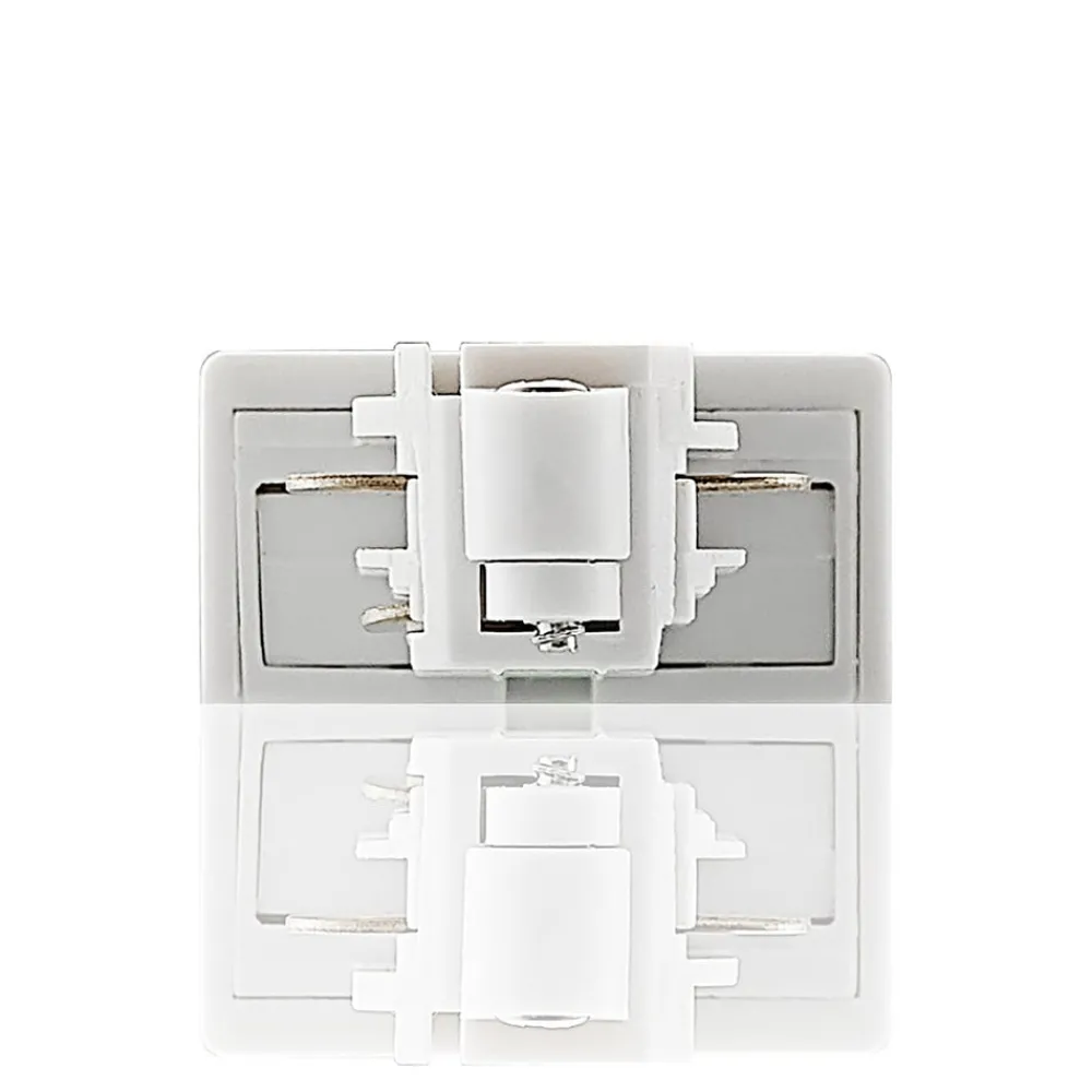 Skinnesystem ^ Lindby center feeder Linaro, hvid, 1-faset system