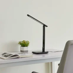 Lindby Arbejdsrum/Kontor|Bordlamper > Cerula LED-skrivebordslampe med dæmper