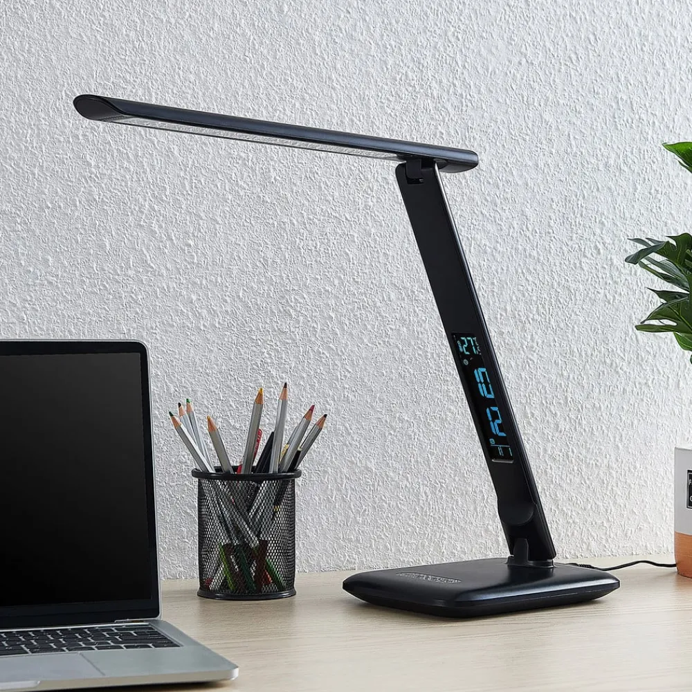 Lindby Arbejdsrum/Kontor|Bordlamper > Cerula LED-skrivebordslampe med dæmper