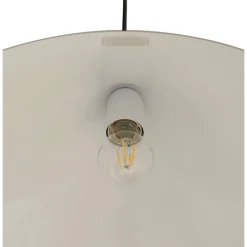 Lindby Pendellamper|Pendellamper > Clarine hængelampe, valnød, Ø 50 cm, metal