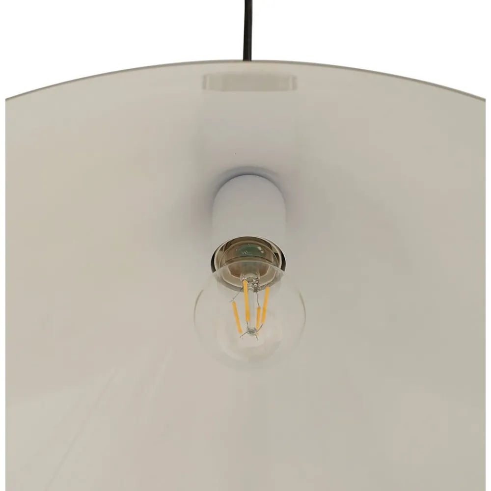Lindby Pendellamper|Pendellamper > Clarine hængelampe, valnød, Ø 50 cm, metal
