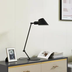 Lindby Arbejdsrum/Kontor|Bordlamper > Corali bordlampe, sort, metal, højde 64 cm