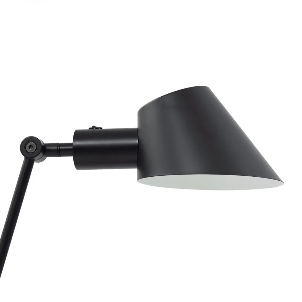 Lindby Arbejdsrum/Kontor|Bordlamper > Corali bordlampe, sort, metal, højde 64 cm