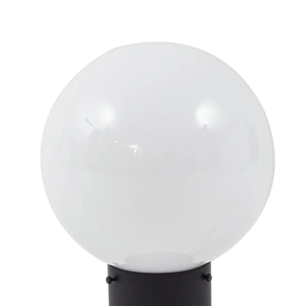 Lindby Sokkellamper > Dangan sokkellampe, hvid, højde 32 cm, glas, metal