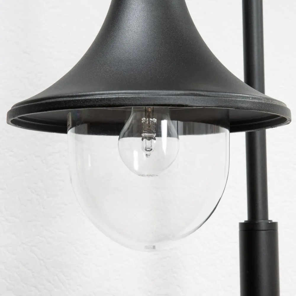 Lindby Terrassebelysning|Gadebelysning > Daphne vejlampe, 120 cm, sort, metal, E27