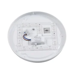 Udendørs Loftlamper ^ Lindby Doki LED udendørs loftslampe, 26 cm, hvid, plast
