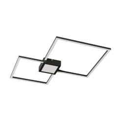 Lindby Loftlamper > Duetto LED-loftlampe, antracit 28 W